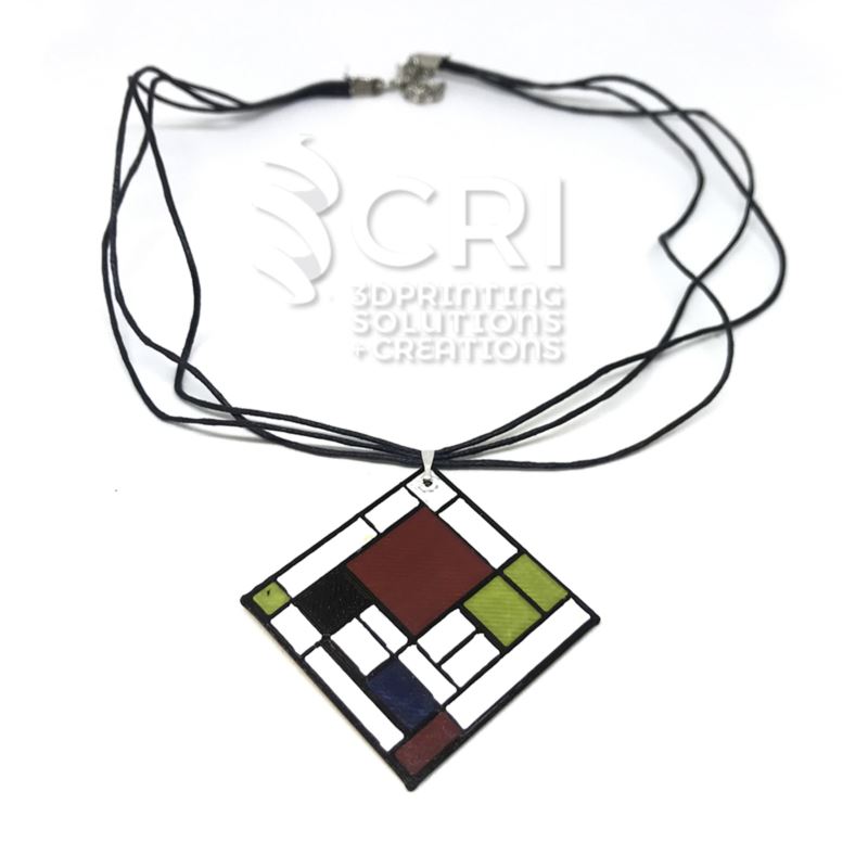 Collana Mondrian  in stampa 3d